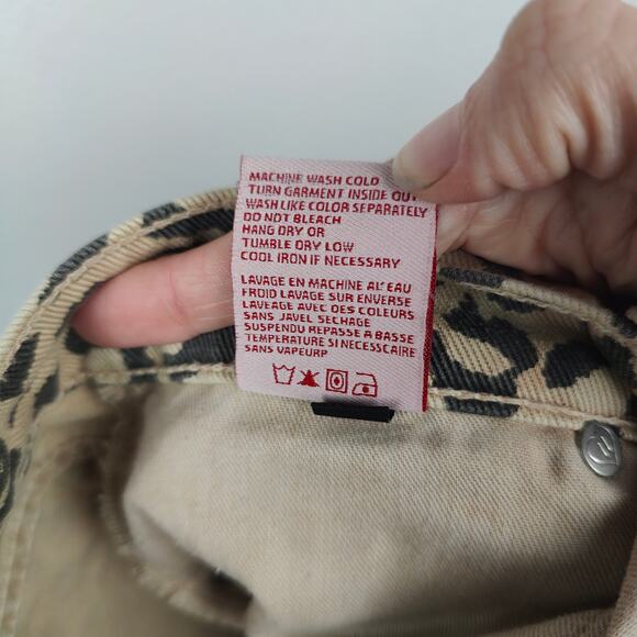 Revice Uptown On The Spot Leopard Animal Print Jeans Womens‎ 26 Leopard Print - Picture 10 of 10